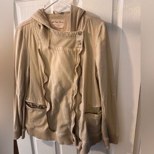 Free People Carmen Moto Jacket with hood